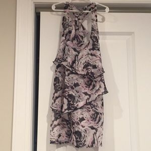 Charlotte Russe sheer racerback tank top